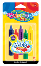 Colorino kids kredki do kąpieli 5 kolorów