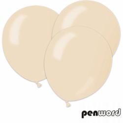 Penword Balony 10'' biały ecru 100 szt.
