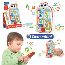 Clementoni Baby interaktywny Smartfon Telefon Komórkowy 17483