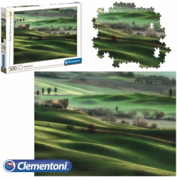 Clementoni puzzle 500 el. Wzgórza Toskanii High Quality Collection 35098
