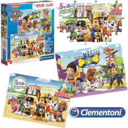 Clementoni puzzle Supercolor 2 x 20 el. Psi Patrol 24779