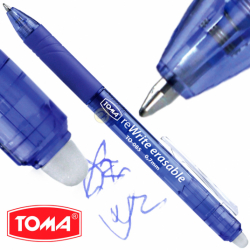 Długopis Rewrite wymazywalny 0,7 mm niebieski Toma