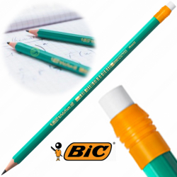 Ołówek grafitowy z gumką HB BIC Evolution