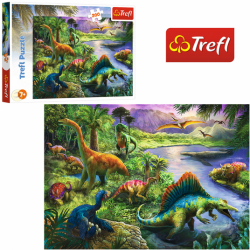 Trefl Puzzle 200 el. Drapieżne Dinozaury 13281