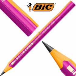 Bic Kids ołówek grafitowy bezdrzewny HB do nauki pisania różowy