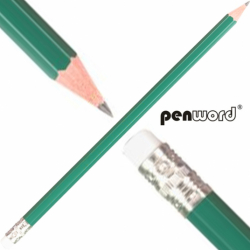 Ołówek grafitowy elastyczny trójkątny z gumką bezdrzewny 
