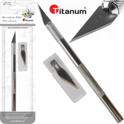 Nóż skalpel Titanum Craft-Fun Series modelarski do papieru Hobby