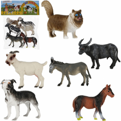 Zwierzęta domowe zestaw figurek 6 sztuk My Farm Animals Mega Creative