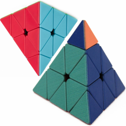Układanka kostka Tójkątna Piramida profesjonalna logiczna Magic Cube
